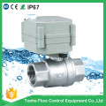 2 Way NSF61 Electric Stainless Steel Ball Valve Motorized Control Water Ball Valve with Manual Operation